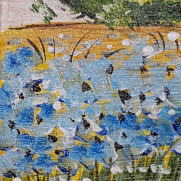 Blue Flowers Tile