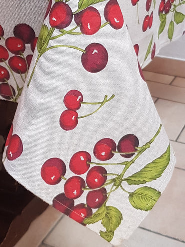 Miros Cherries tablecloth