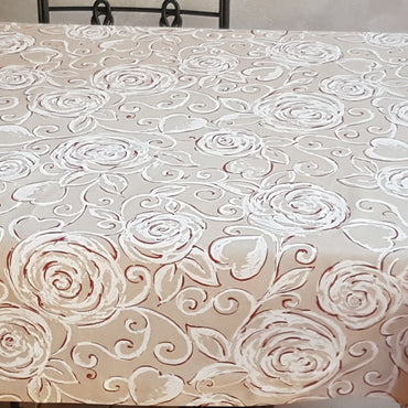 Miros Hearts Rose tablecloth