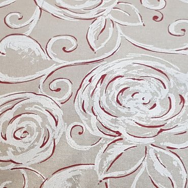 Miros Hearts Rose tablecloth