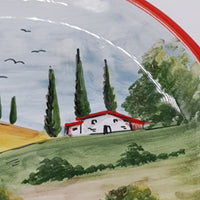 Flat Field Poppies And Tuscany Wheel
