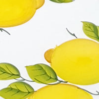 Round Tray Lemon Relief Decoration