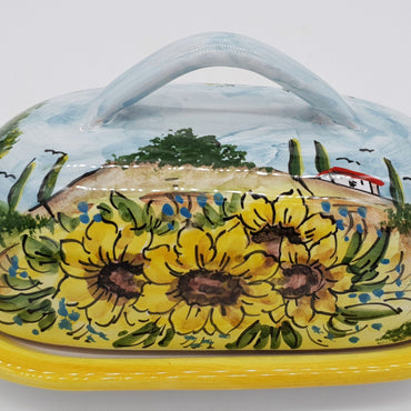 Butter dish Girasoli Toscana