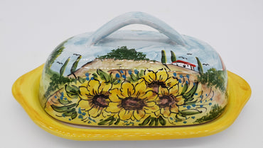 Butter dish Girasoli Toscana