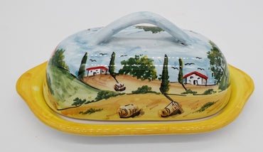 Butter dish Girasoli Toscana