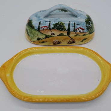 Butter dish Girasoli Toscana