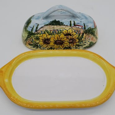 Butter dish Girasoli Toscana