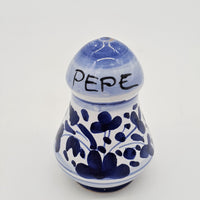Salt And Pepper Blue Arabesque Decor