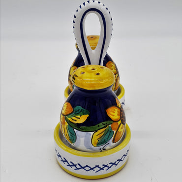 Salt and Pepper Shakers with Gambino Sunflowers Decor