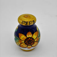 Salt and Pepper Shakers with Gambino Sunflowers Decor