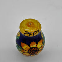 Salt and Pepper Shakers with Gambino Sunflowers Decor