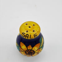 Salt and Pepper Shakers with Gambino Sunflowers Decor