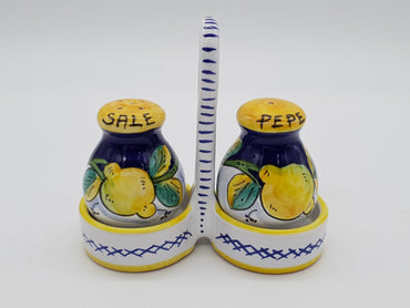 Salt and Pepper Set with Gambino Lemon Decor