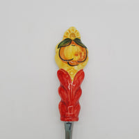 Servispaghetti Limone Fondo Gialli Acciaio e Ceramica