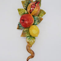 Tralcio Frutta Assortita Ceramica