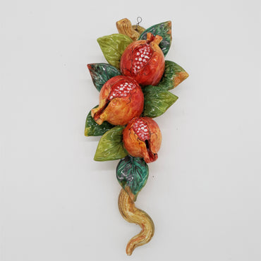 Pomegranate Branch in Ceramic