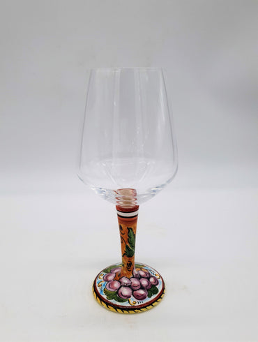 Goblet for Ceramic Wine and Red Grape Glass