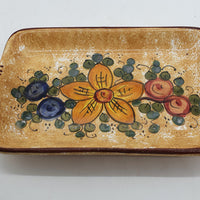 Tray With Gubbio Decor Handles