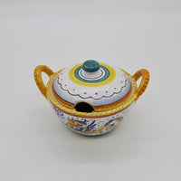 Sugar Bowl With Raffaellesco Decor Handles