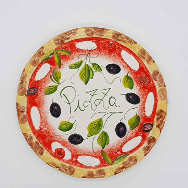 Piatti in ceramica per pizza e bruschette