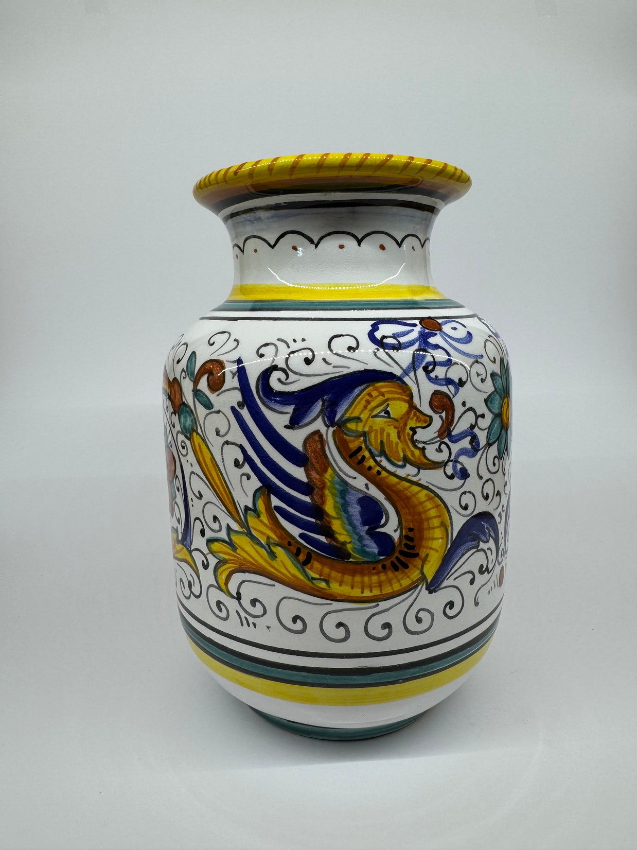 Vaso Pancia Palla Decoro Raffaellesco