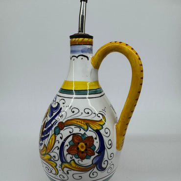 Oil Cruet With Spout Raphaelesque Decoration