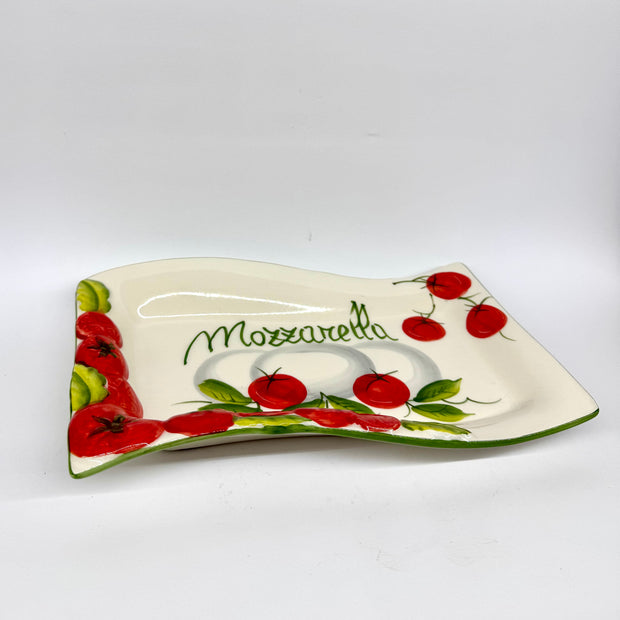 Rectangular mozzarella tray