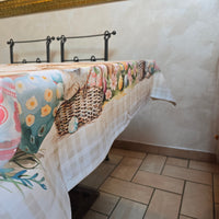 Tablecloth with Easter Eggs and Mills Digital 