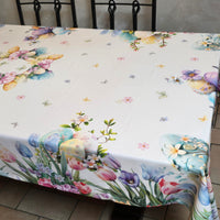 Digital Easter Eggs Tablecloth
