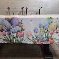 Digital Easter Eggs Tablecloth