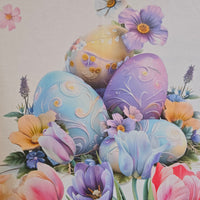 Digital Easter Eggs Tablecloth