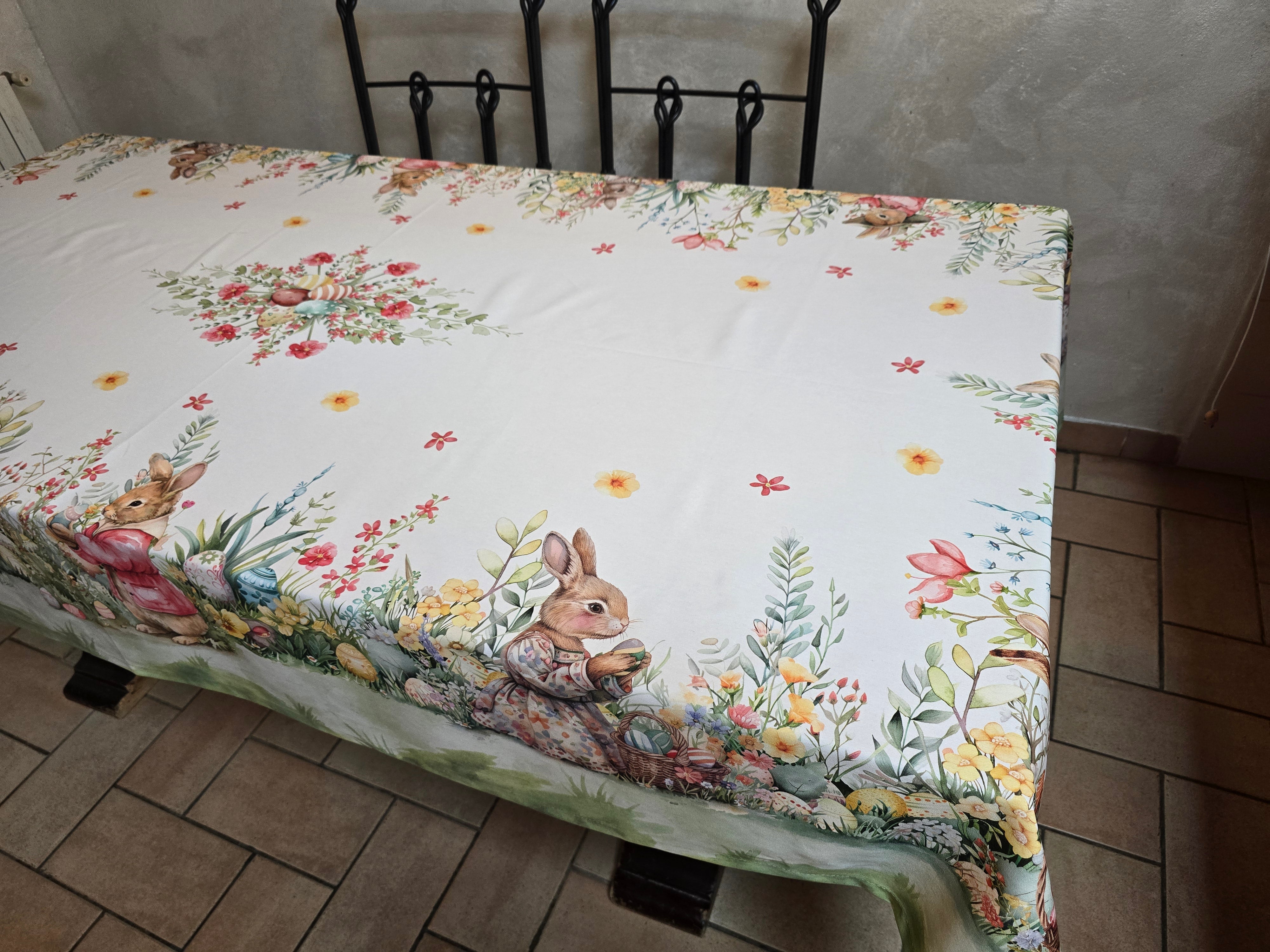 ABAKUHAUS Coniglietto di Pasqua Tovaglia, Cat Come Coniglio di ABAKUHAUS Coniglietto di Pasqua Tovaglia, Cat Come Coniglio di