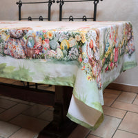 Tablecloth with Digital Easter Rabbits