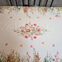 Tablecloth with Digital Easter Rabbits