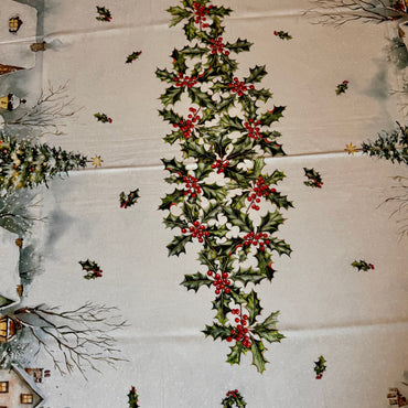 Tovaglia con paesaggio natalizio Digitale