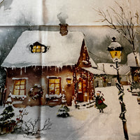 Tovaglia con paesaggio natalizio Digitale