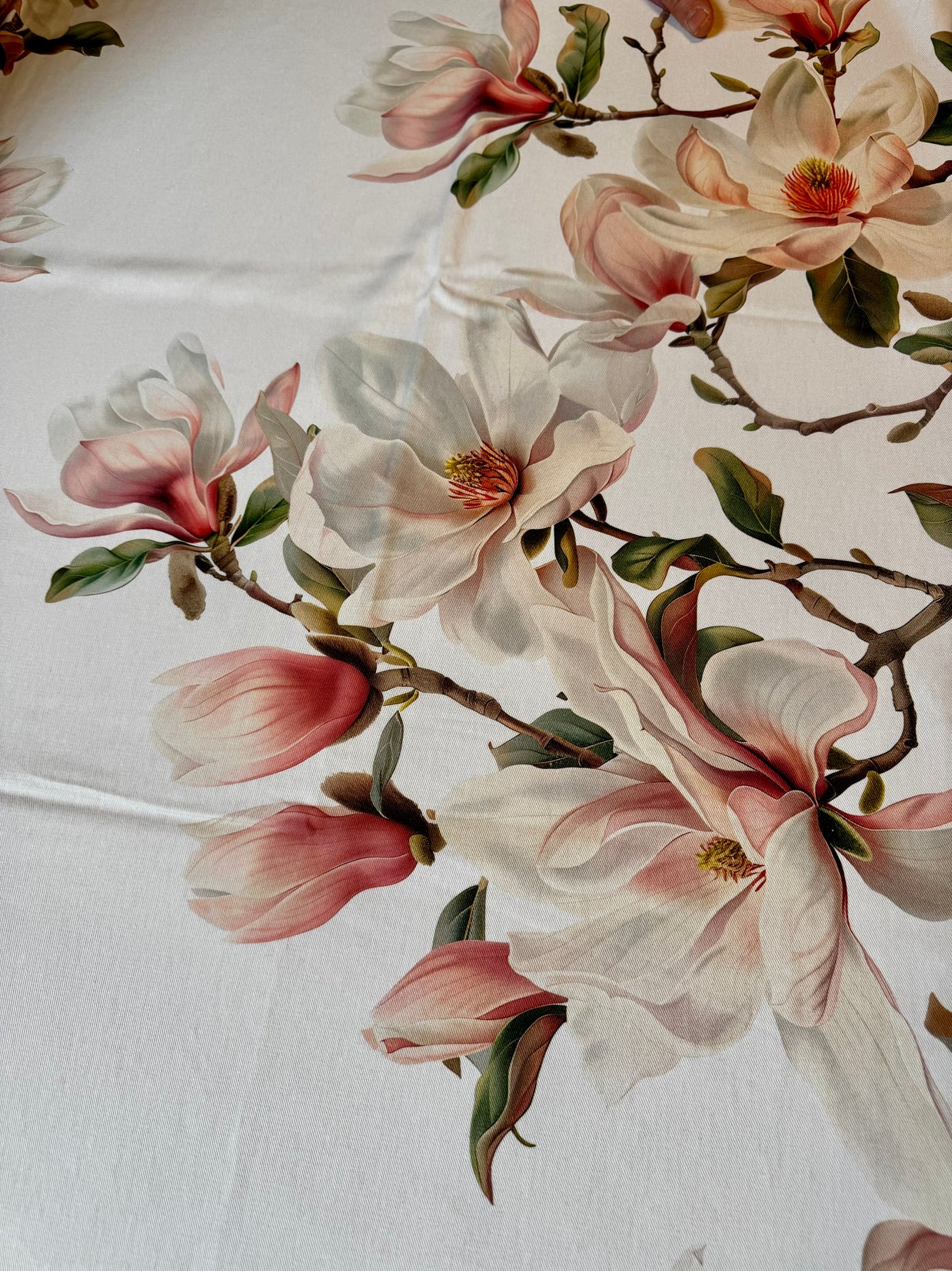 Tovaglia con Magnolie Digitale