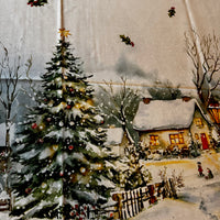 Tovaglia con paesaggio natalizio Digitale