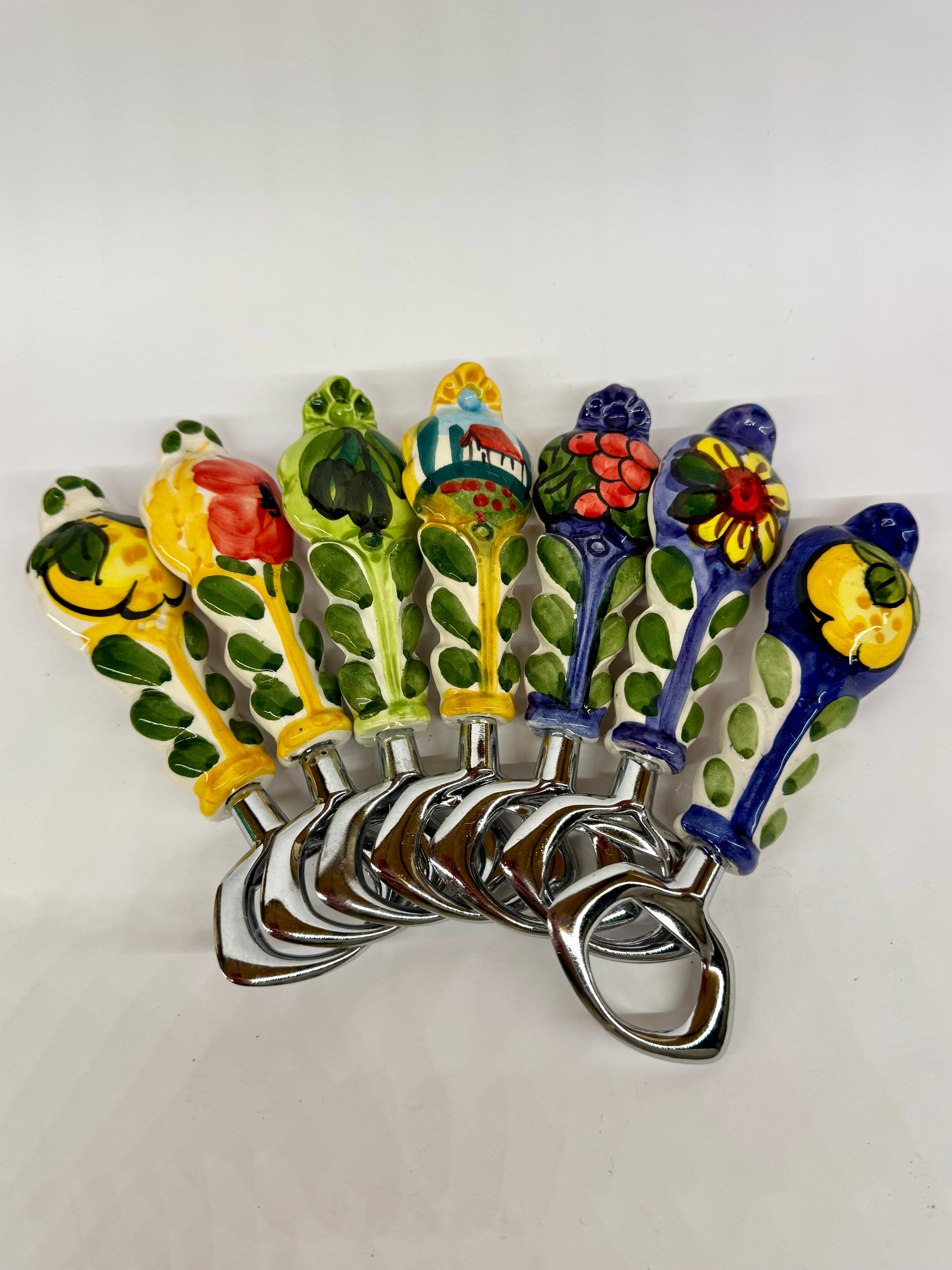 Apribottiglie in Acciaio e Ceramica