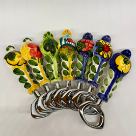 Apribottiglie in Acciaio e Ceramica