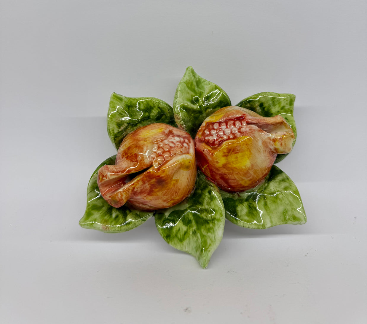 Fruttina Piccola a 2 Melograni Ceramica