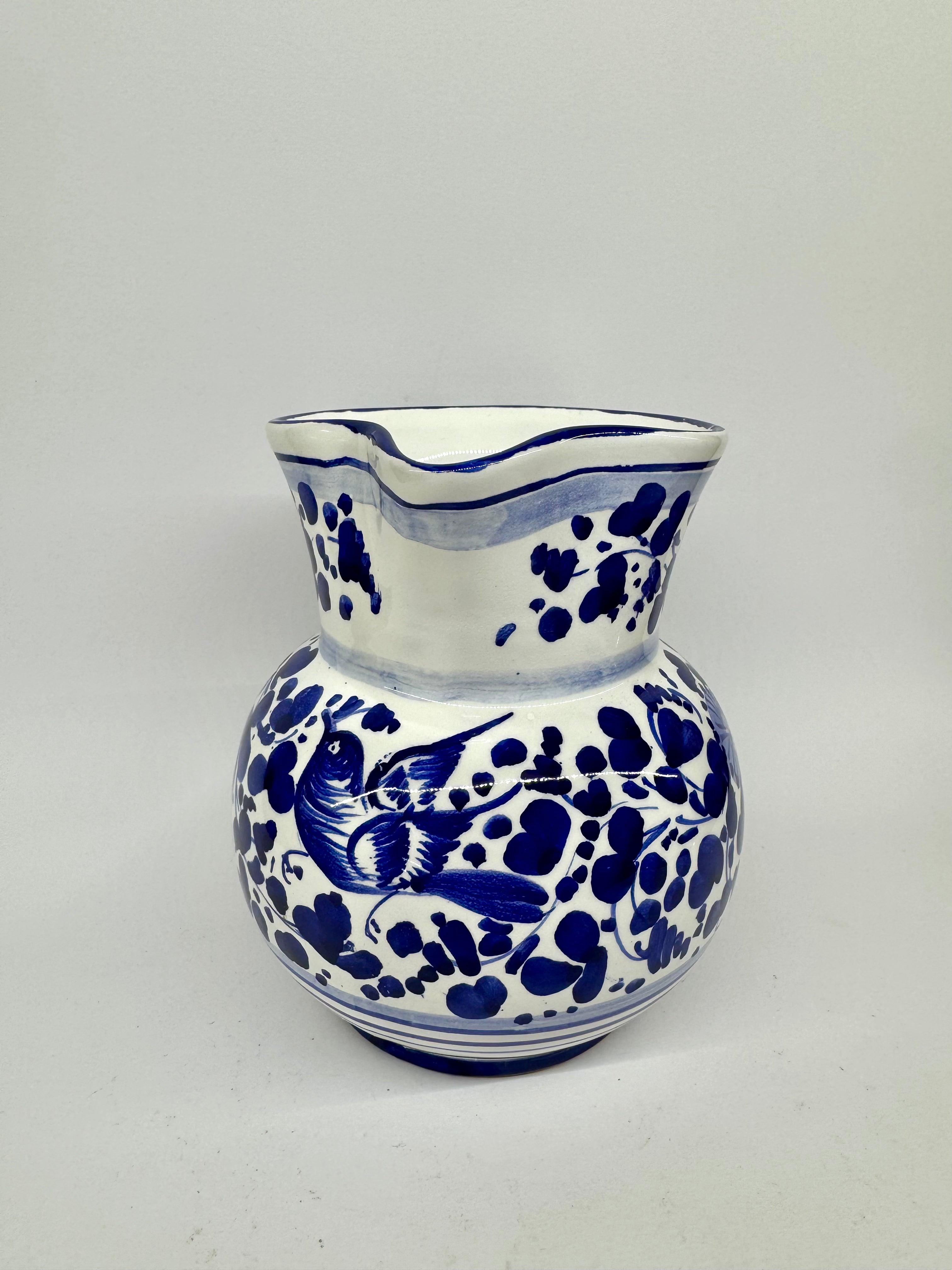 Brocca Decoro Arabesco Blu