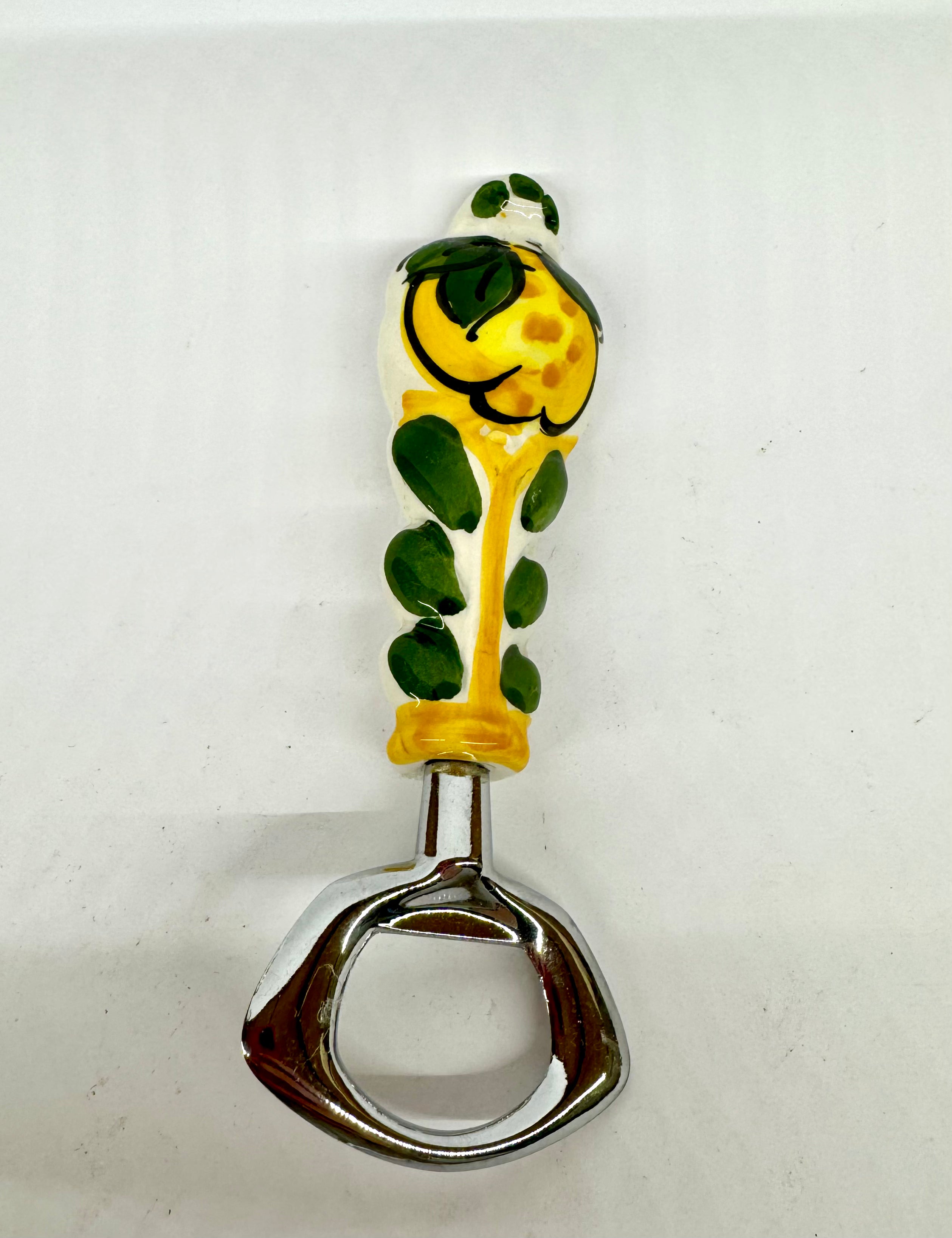 Apribottiglie in Acciaio e Ceramica