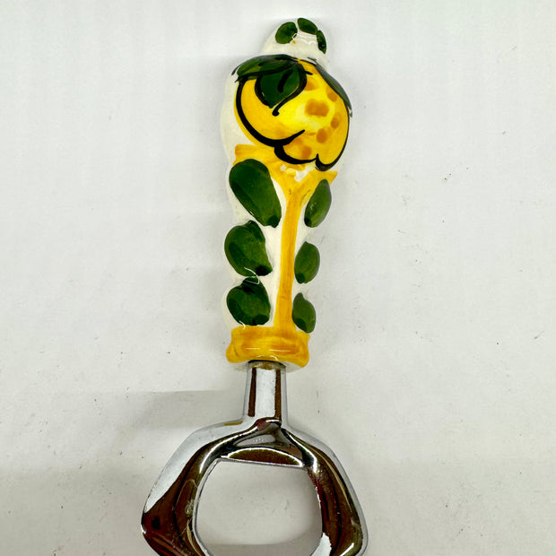 Apribottiglie in Acciaio e Ceramica