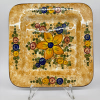 Piatto Quadrato Decoro Gubbio