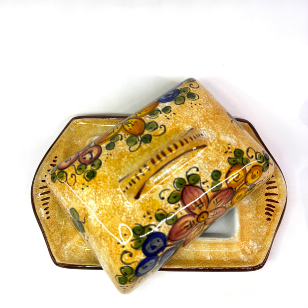 Oval Butter Holder Gubbio Decor
