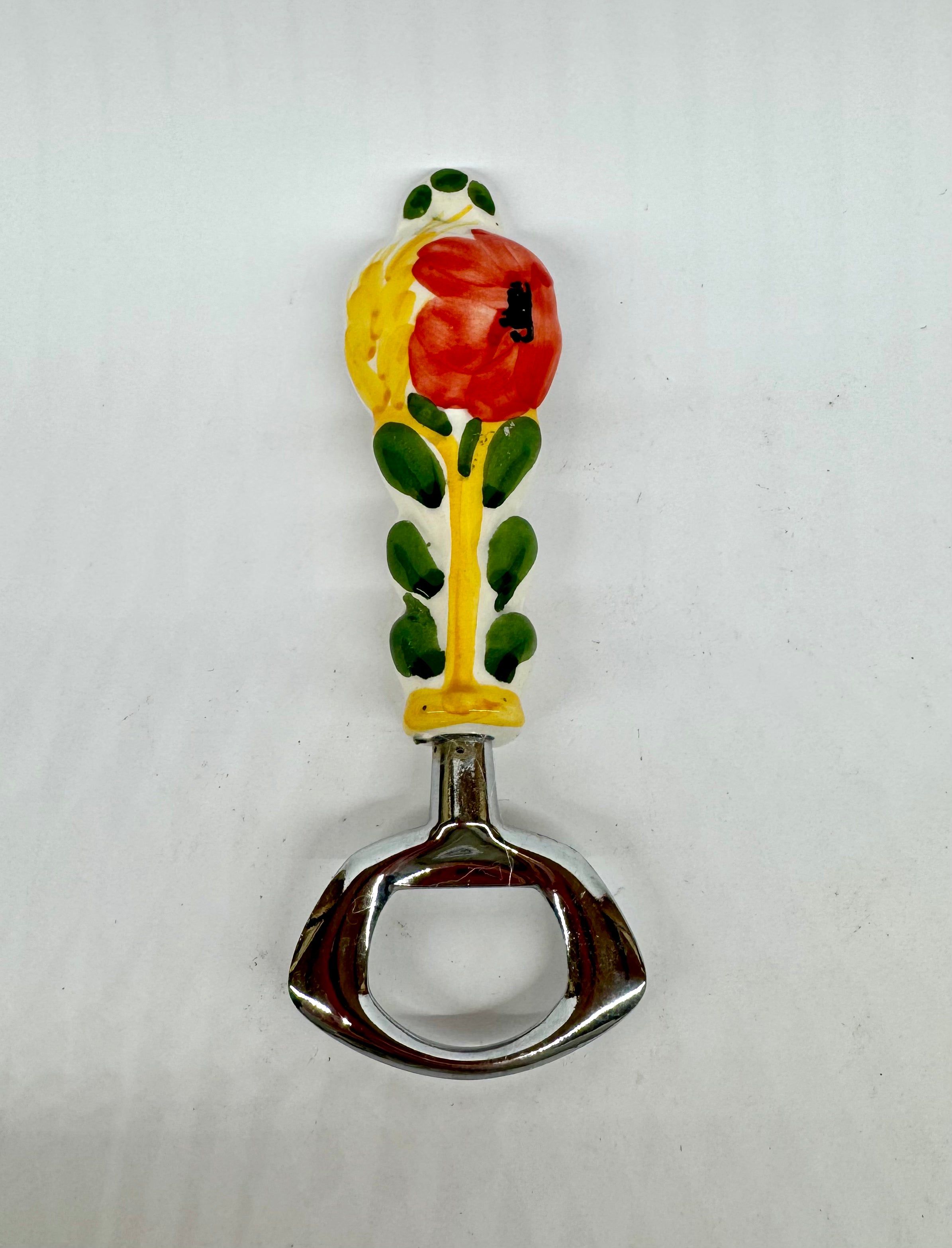Apribottiglie in Acciaio e Ceramica