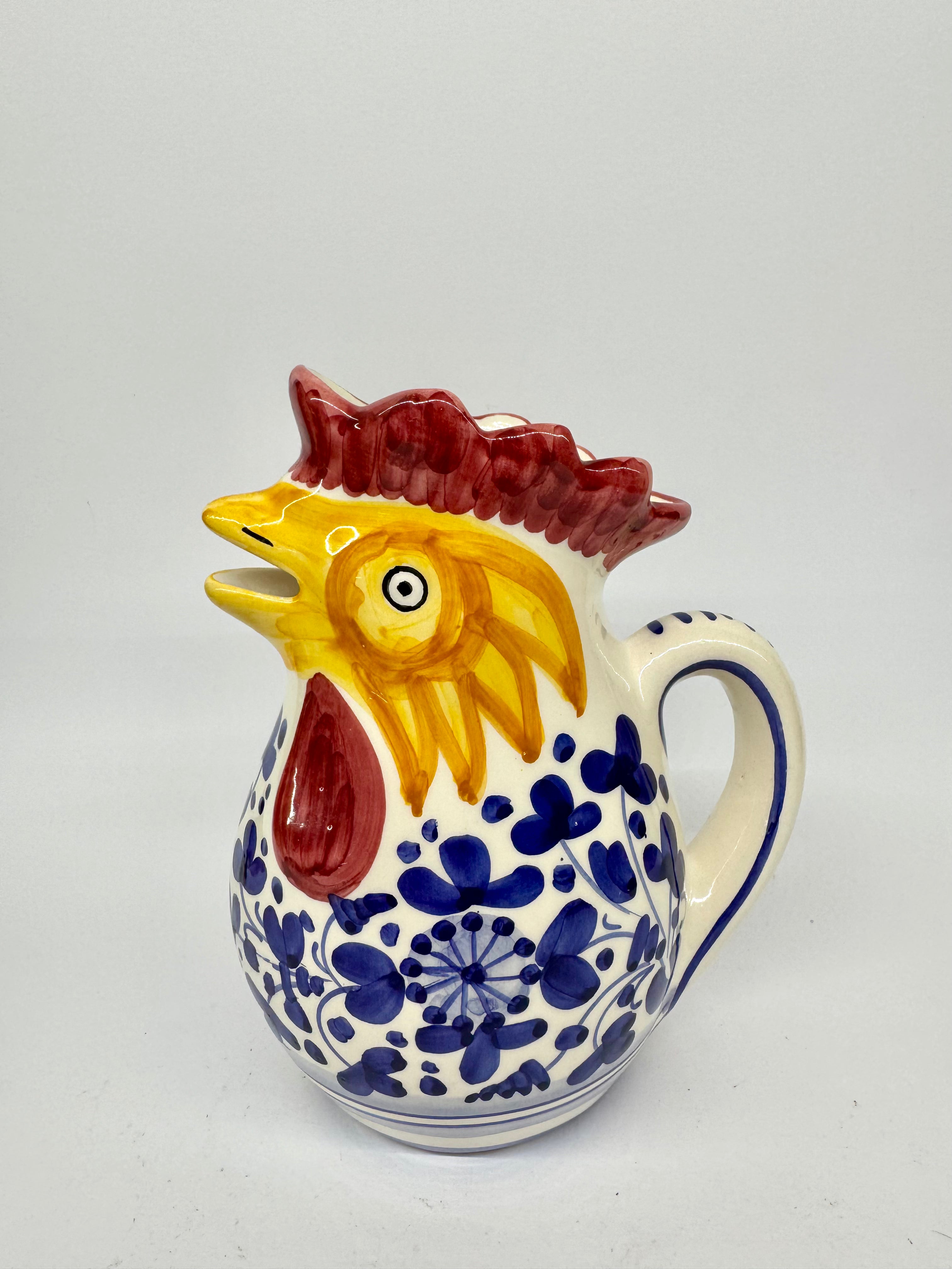 Rooster Blue Arabesque Decor