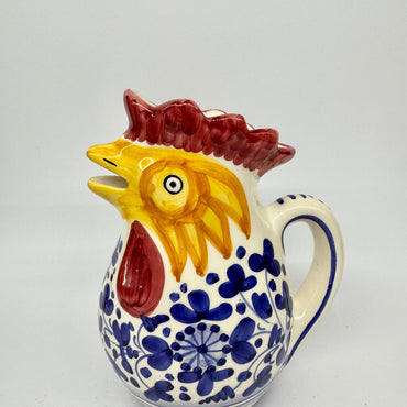 Rooster Blue Arabesque Decor