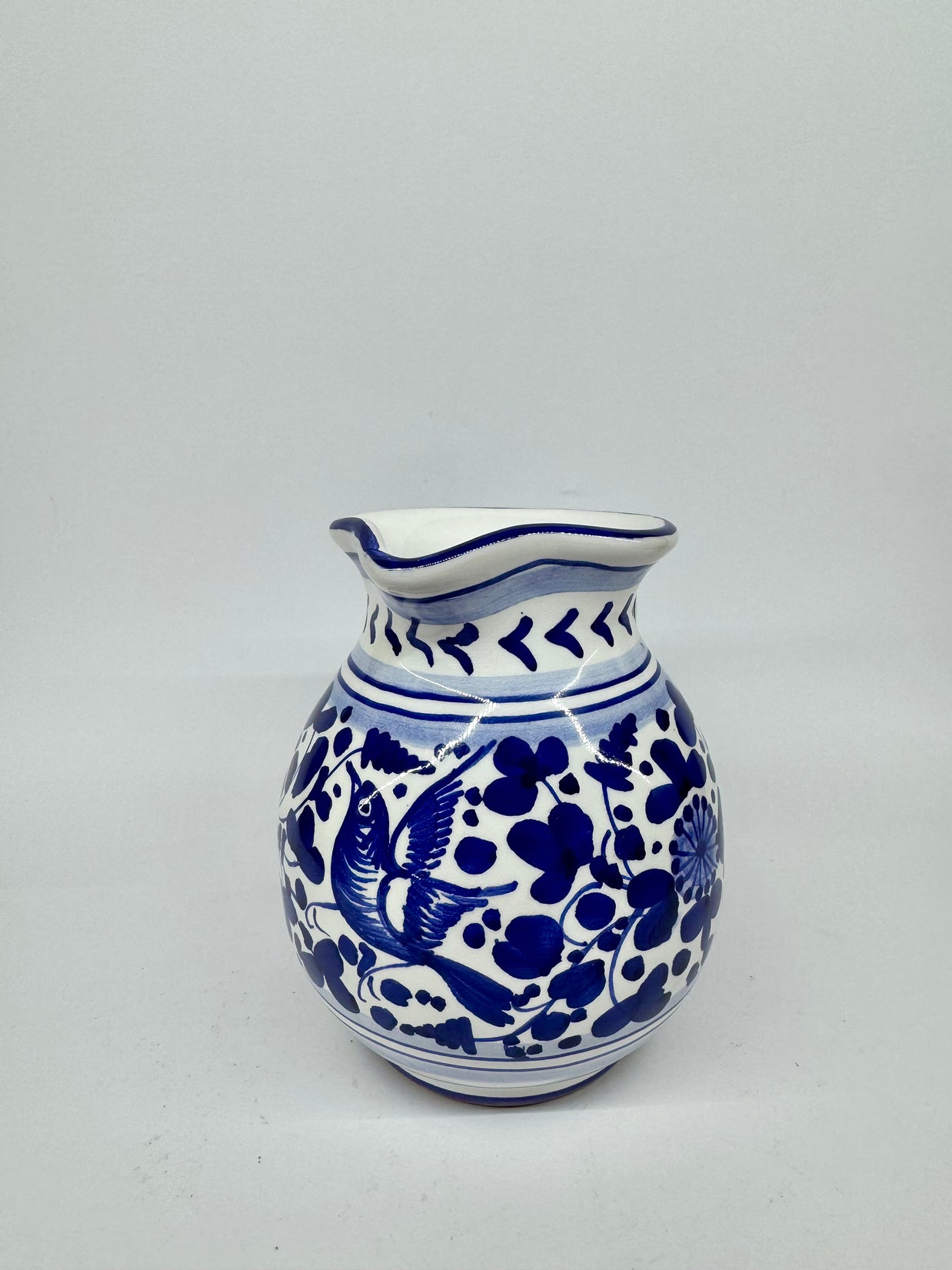 Brocca Decoro Arabesco Blu